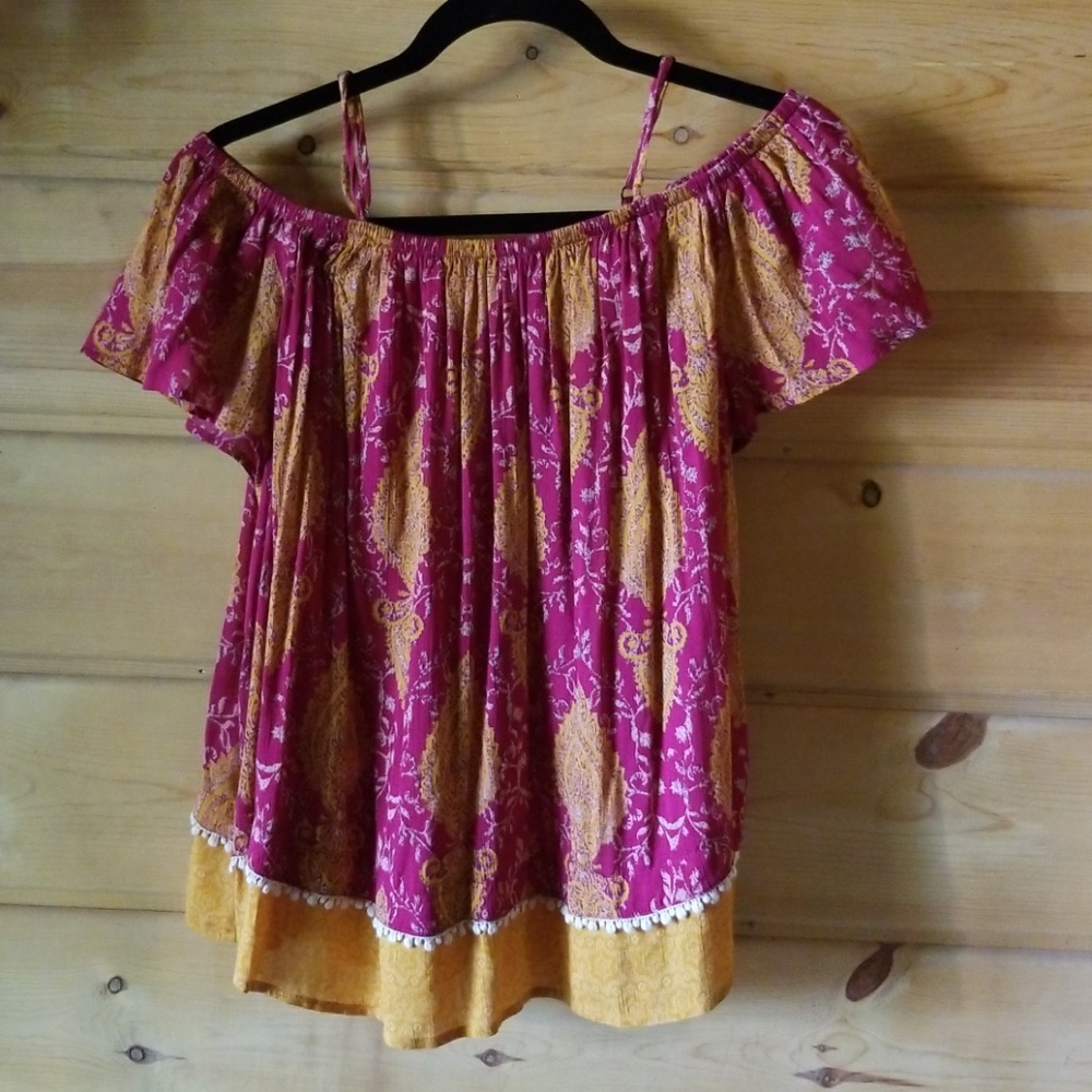Off the Shoulder Bohemian Top